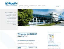 Tablet Screenshot of indosa.com